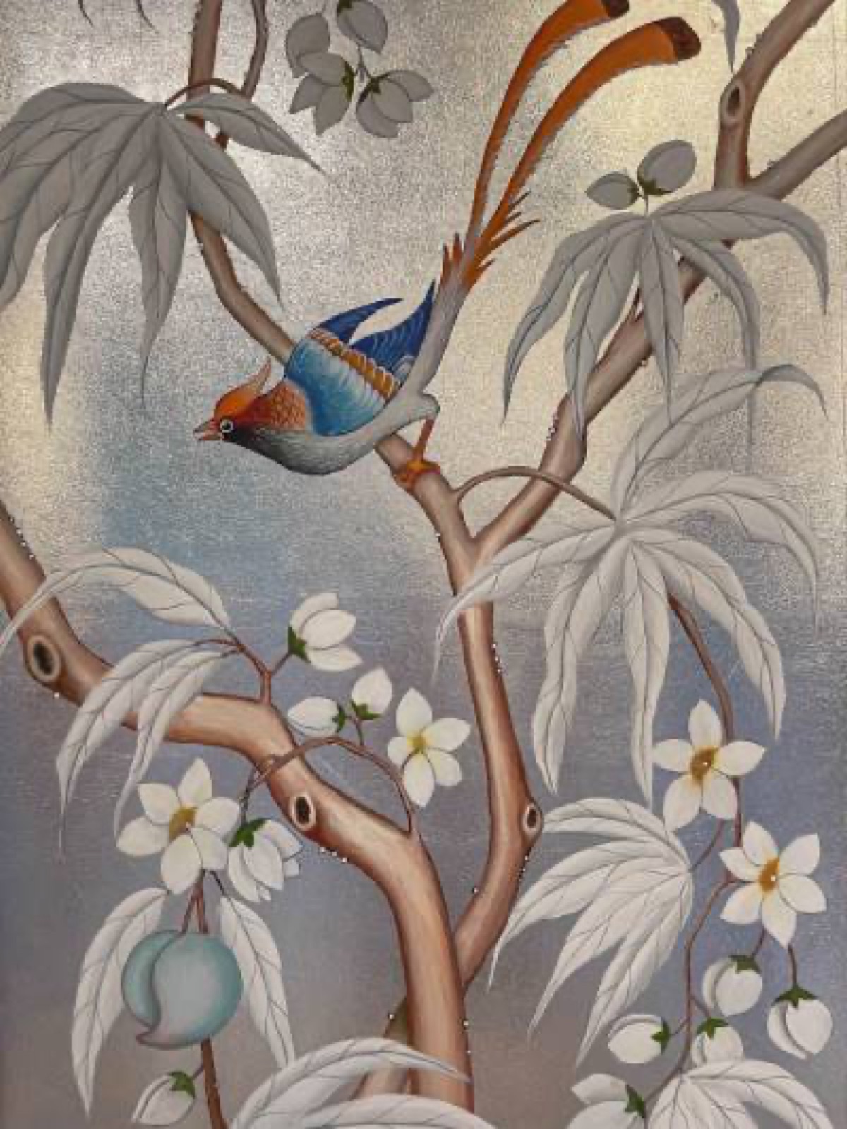 Hand-painted gilded interior detail by Kim Delaney