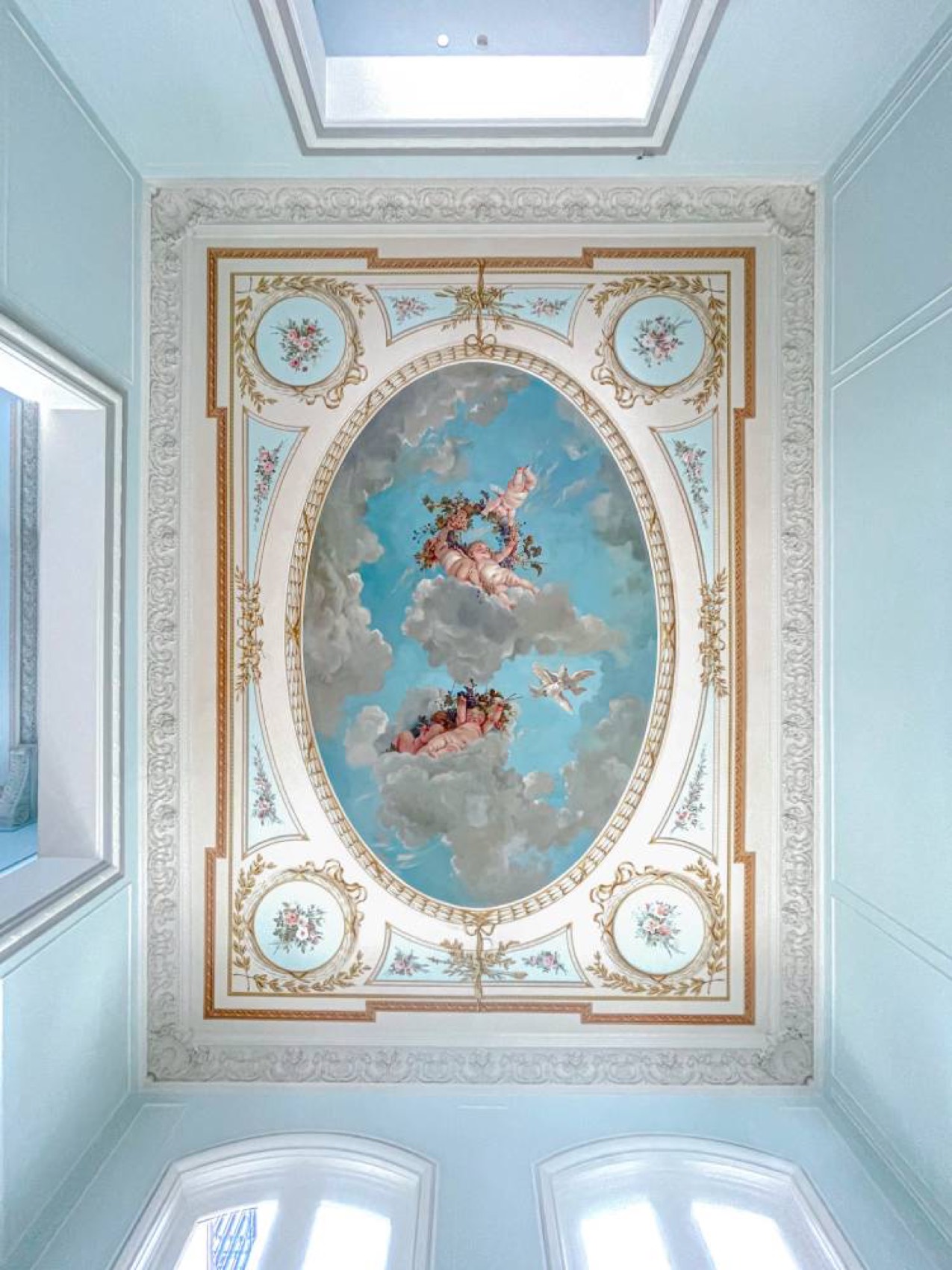 Charlotte Residence — mural & fresco by Kim Delaney, Delaney Fine Finishes