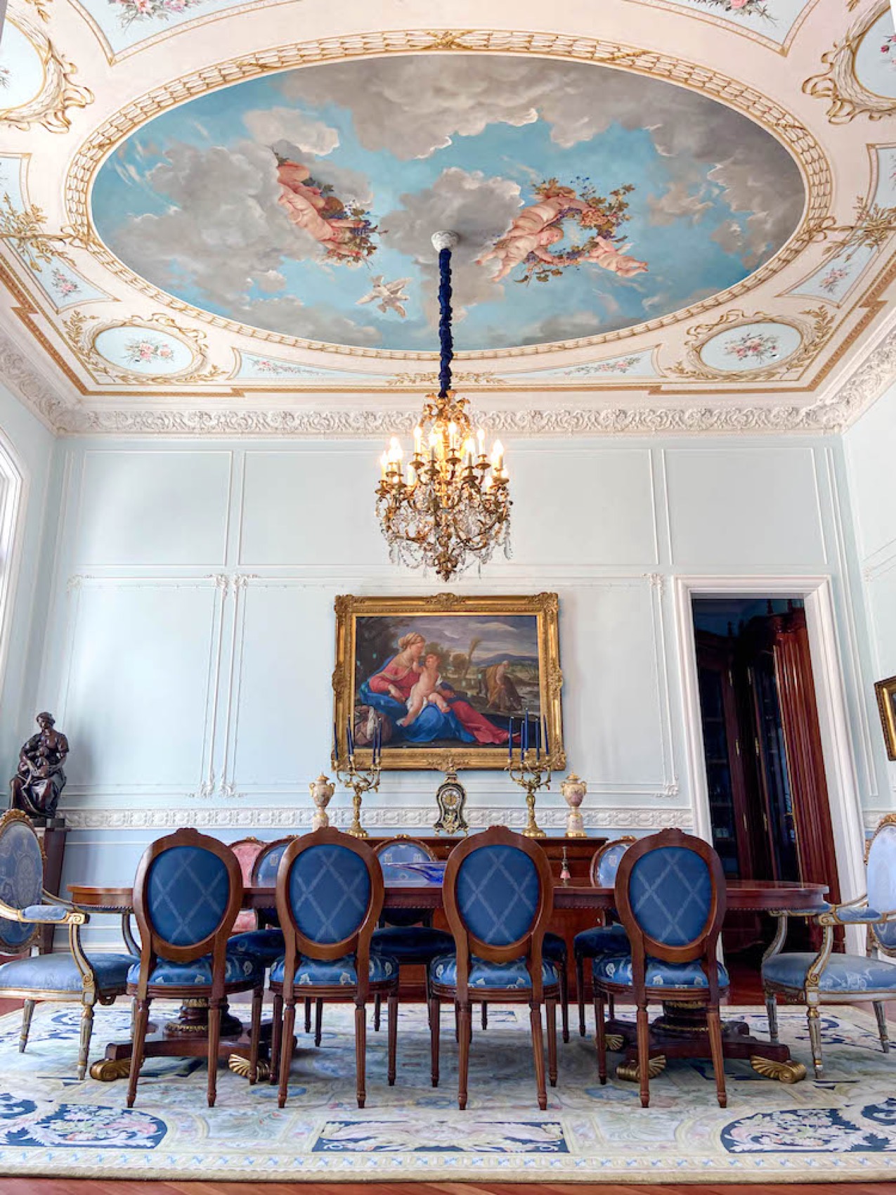 Charlotte Residence — mural & fresco by Kim Delaney, Delaney Fine Finishes