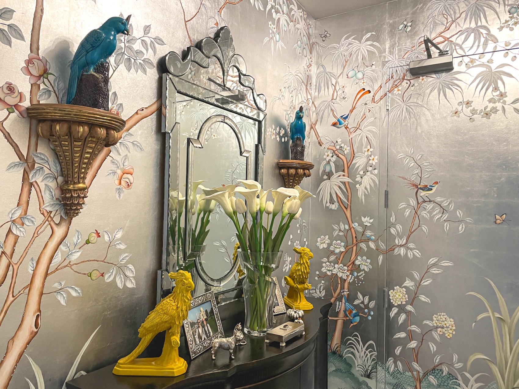 Chinoiserie — hand-painted by Kim Delaney, Delaney Fine Finishes