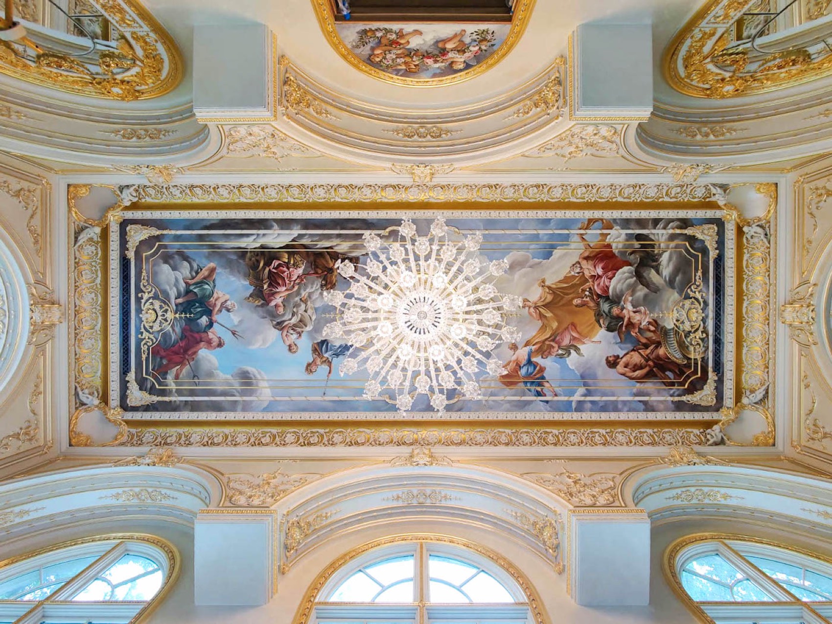 Gallery of Hercules — gilded mural by Kim Delaney, Delaney Fine Finishes