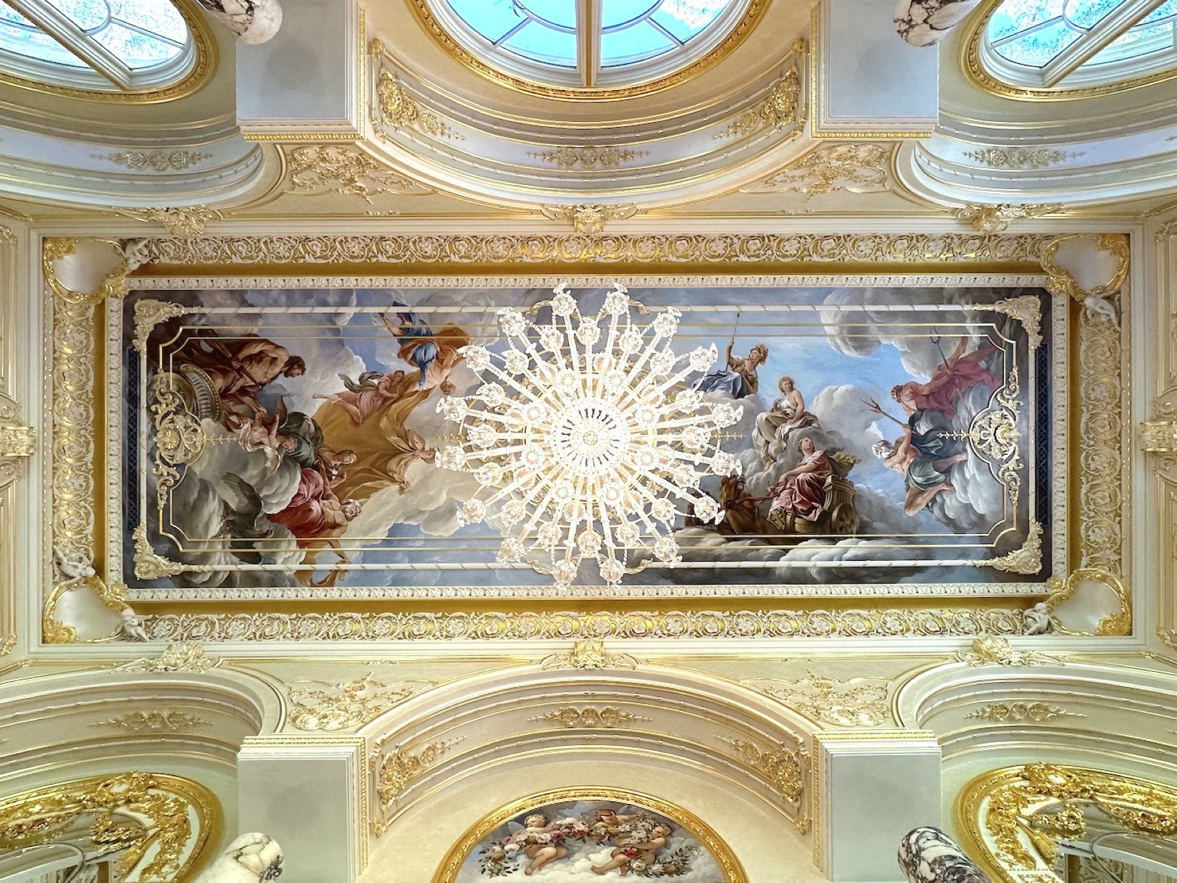 Gallery of Hercules — gilded mural by Kim Delaney, Delaney Fine Finishes