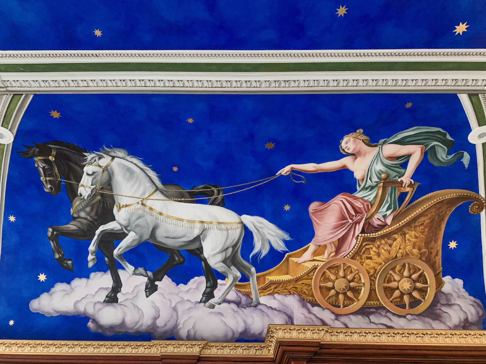 Schönbrunn Palace — mural & fresco by Kim Delaney, Delaney Fine Finishes